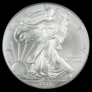 2012 1 oz Silver American Eagle BU