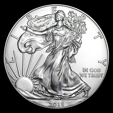 2018 1 oz Silver American Eagle BU