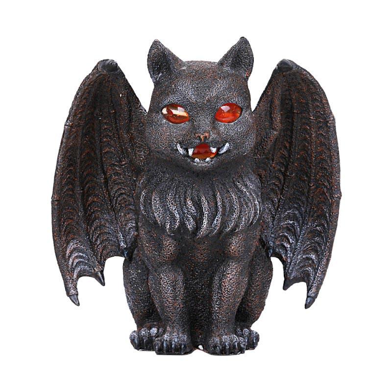 CAT GARGOYLE CANDLE HOLDER