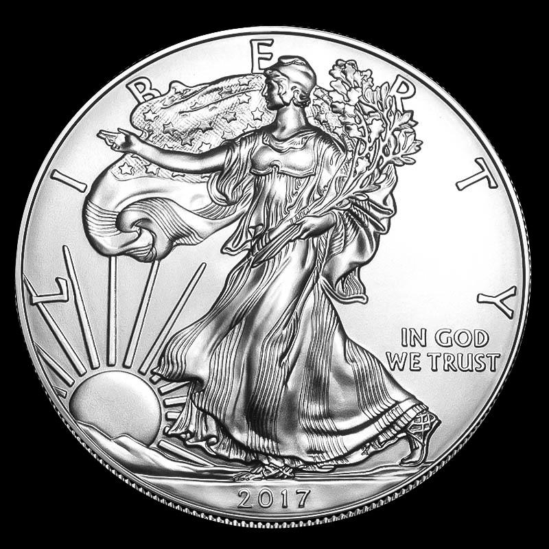 2017 1 oz Silver American Eagle BU