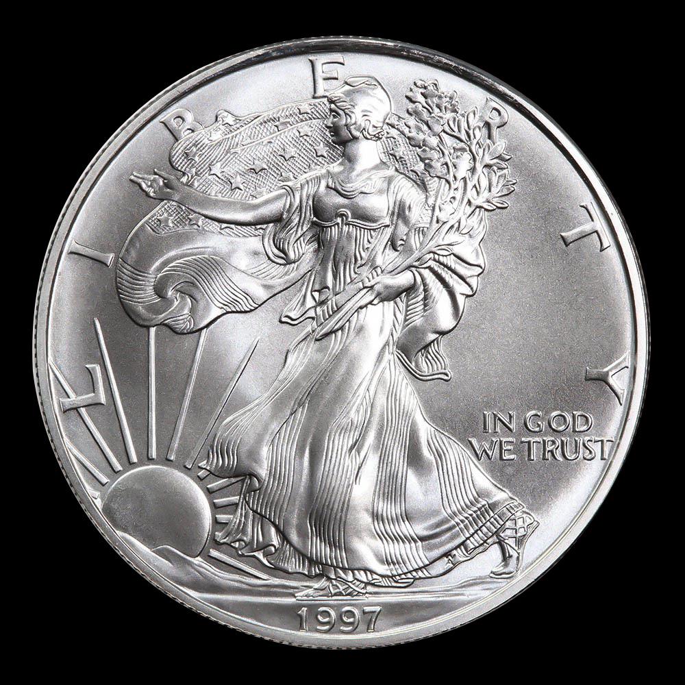 1997 1 oz Silver American Eagle BU