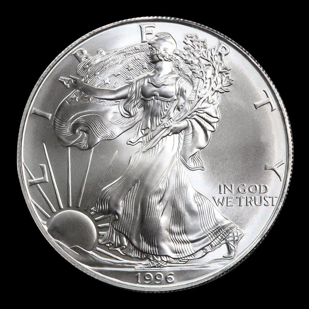 1996 1 oz Silver American Eagle BU