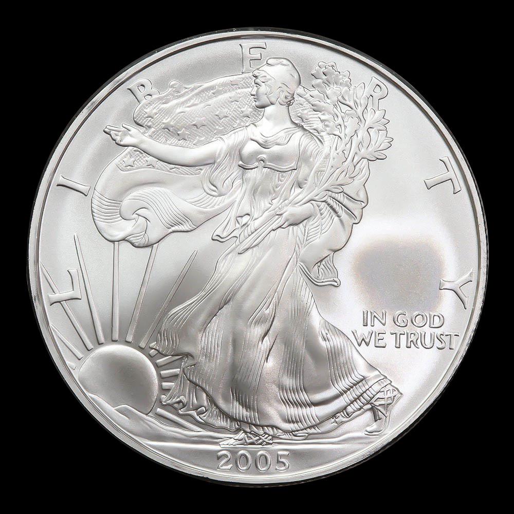 2005 1 oz Silver American Eagle BU