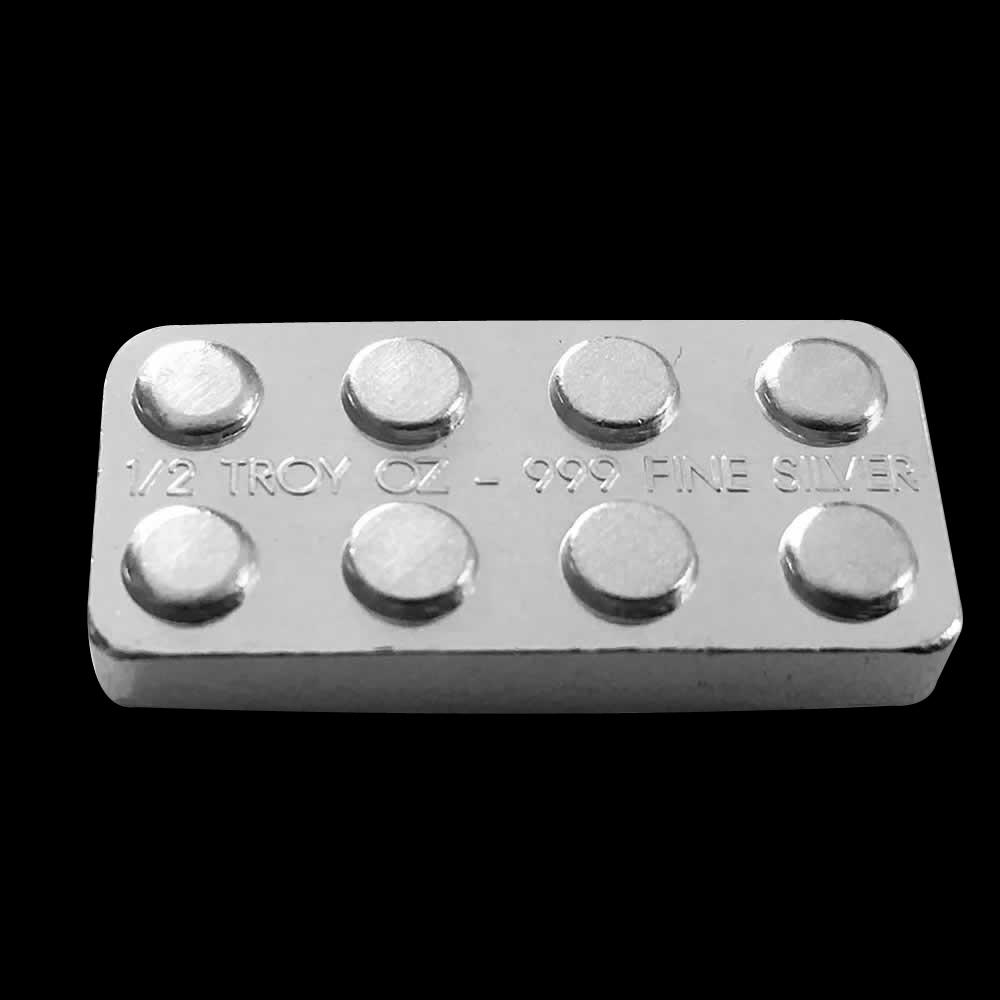 1/2 oz Silver Building Block Bar