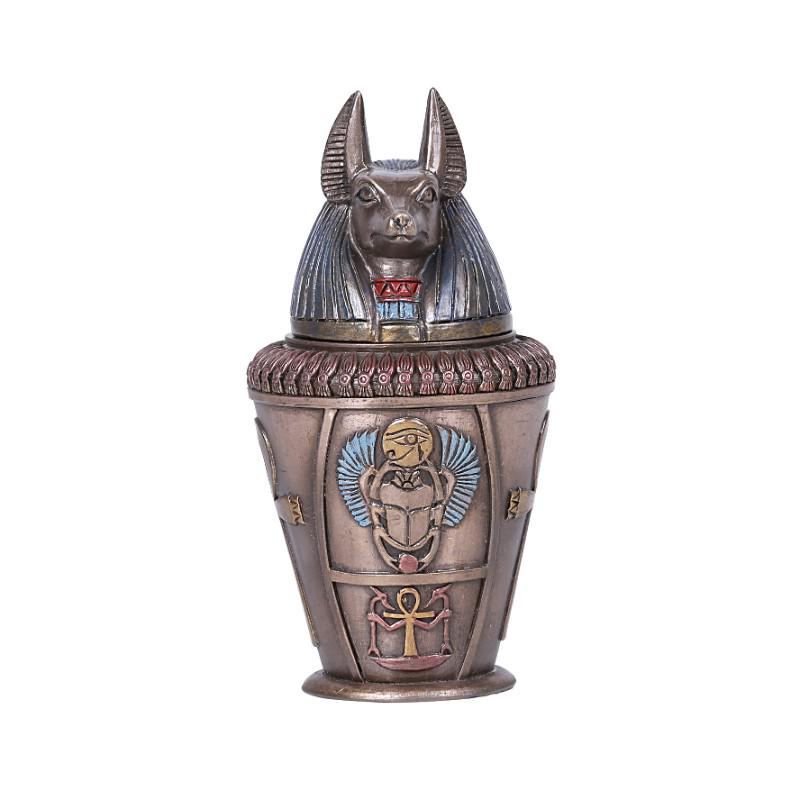 EGYPTIAN CANOPIC JAR DUAMUTEF