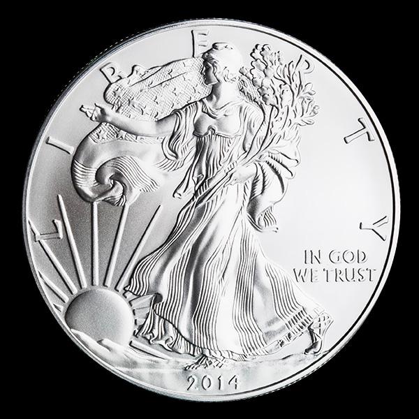 2014 1 oz Silver American Eagle BU