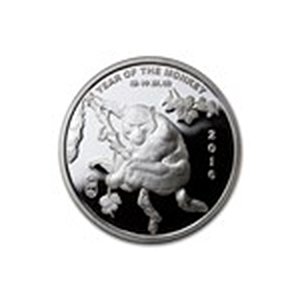 1/2 oz Silver Round - (2016 Year of the Monkey): 1/2 oz Silver Round - (2016 Year of the Monkey) **|**|** 1/2 oz Silver Round - (2016 Year of the Monkey) #48966v2