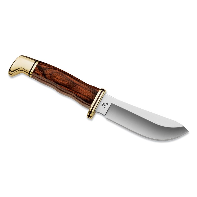 BUCK KNIVES Skinner - Cocobola Dymondwood: BUCK KNIVES Skinner - Cocobola Dymondwood **|**|** Classic, heavy-duty skinning knife. This blade was designed for easily skinning game. The tip is narrow, while the curved belly aids in getting throu