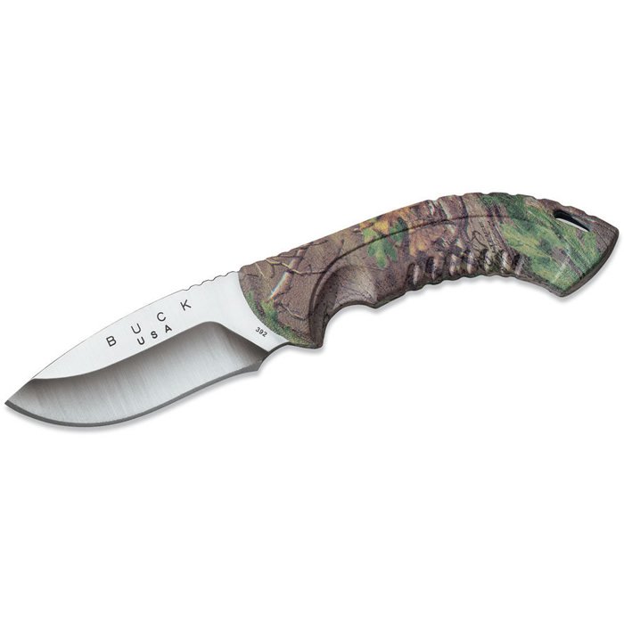 BUCK KNIVES Omni Hunter, 12Pt, Realtree Xtra Green Camo: BUCK KNIVES Omni Hunter, 12Pt, Realtree Xtra Green Camo **|**|** Full-size, heavy-duty, ergonomic design. This larger fixed blade knife was designed with handsome styling features including curved han