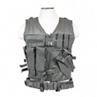 Vism By Ncstar Tactical Vest/Urban Gray Xl-xxl+: Vism By Ncstar Tactical Vest/Urban Gray Xl-xxl+ **|**|** Highspeed tactical vest with a all round setup. Vest setup allows AR mags and pistol Mag pouches with a cross draw pistol. Admin pouch to store