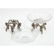Silvered Bronze and Cut Glass Five-Piece Table - 12