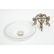 Silvered Bronze and Cut Glass Five-Piece Table - 19