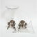 Silvered Bronze and Cut Glass Five-Piece Table - 7