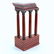 Antique Italian Grand Tour Mahogany Wood & Bronze Roman - 6