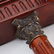 Antique Italian Grand Tour Mahogany Wood & Bronze Roman - 7