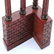 Antique Italian Grand Tour Mahogany Wood & Bronze Roman - 8