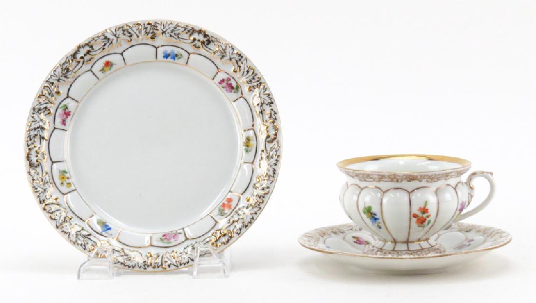 Twenty Three (23) Piece Meissen Porcelain Dessert Set. (1 of 3)