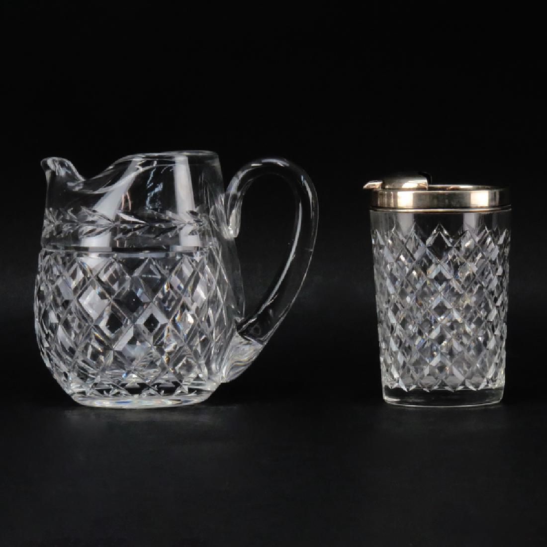 Two Cut Crystal Pitchers. A Waterford "Glandore" Ice (1 of 6)