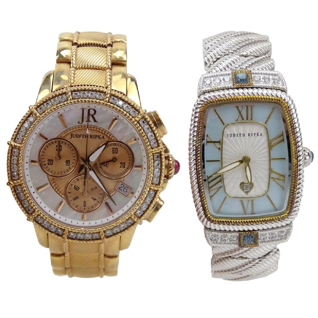 Two Judith Ripka Lady's Watches with Quartz Movements (1 of 8)