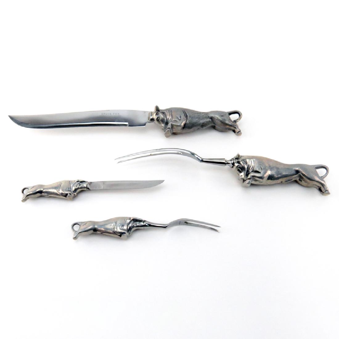 Twenty Two (22) Piece Bruce Fox Pewter Flatware with (1 of 5)