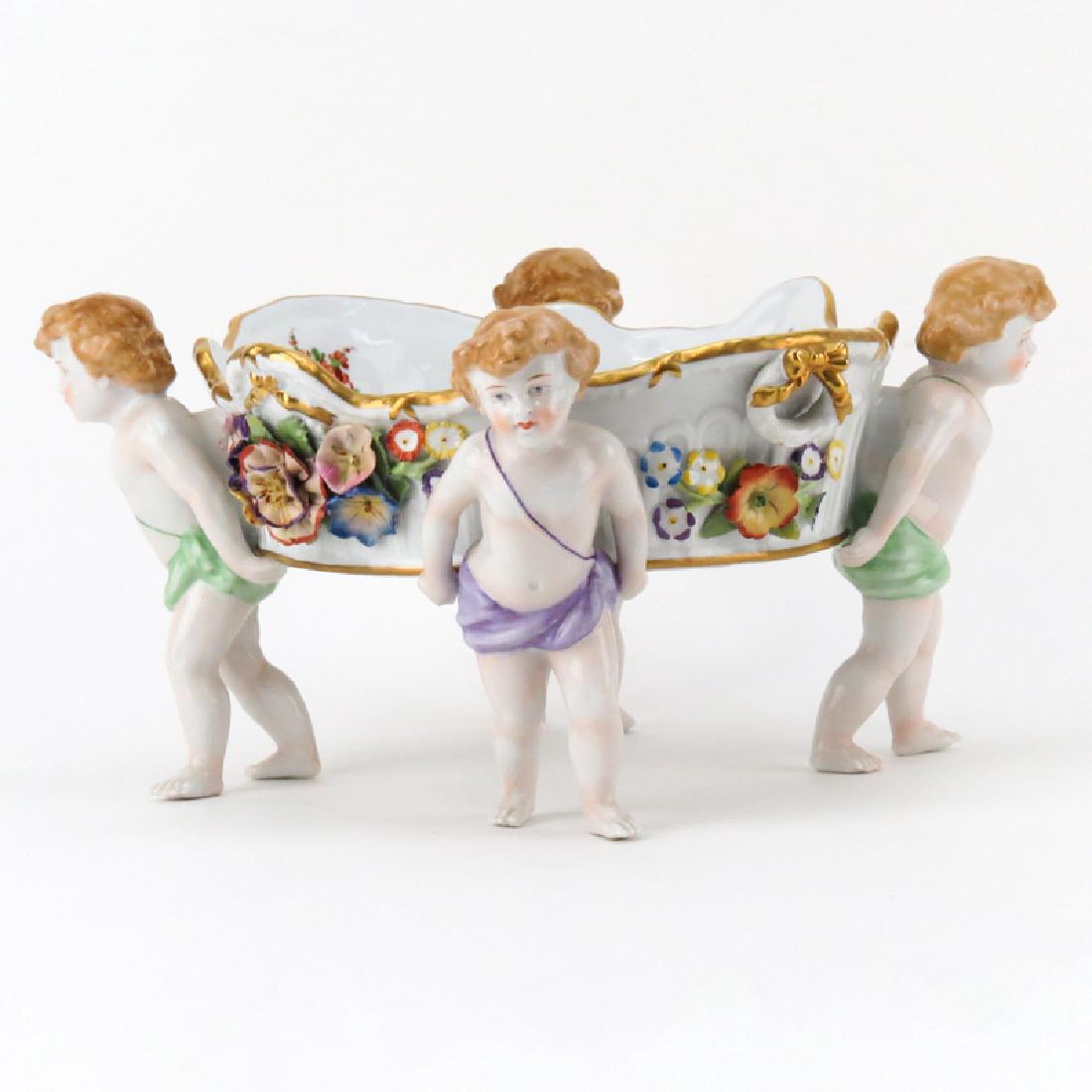Vintage Von Schierholz Porcelain Figural Compote. (1 of 5)