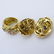 Vintage Bulgari style 18 Karat Yellow Gold, Round - 2