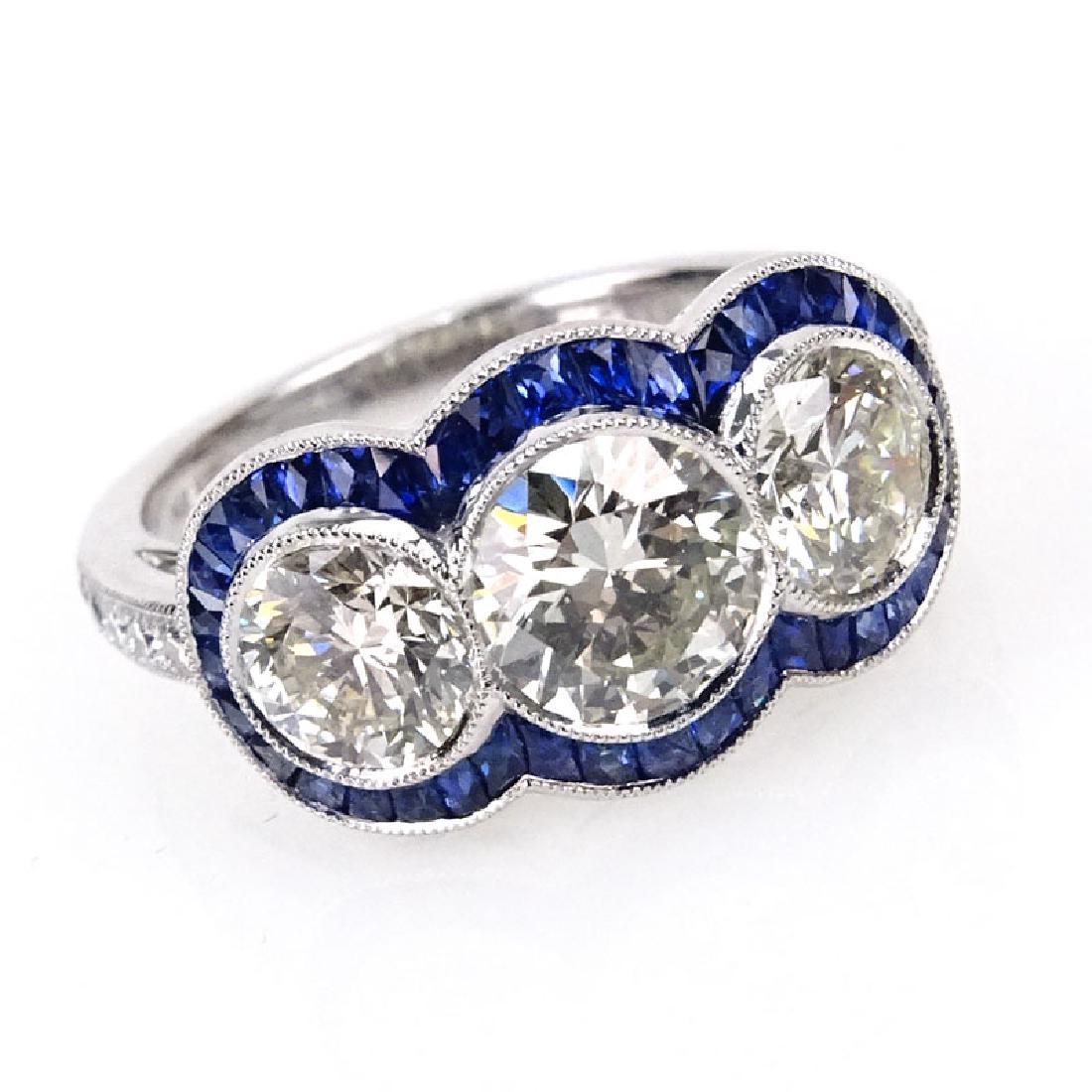 Art Deco style Approx. 2.67 Carat Round Brilliant Cut (1 of 5)