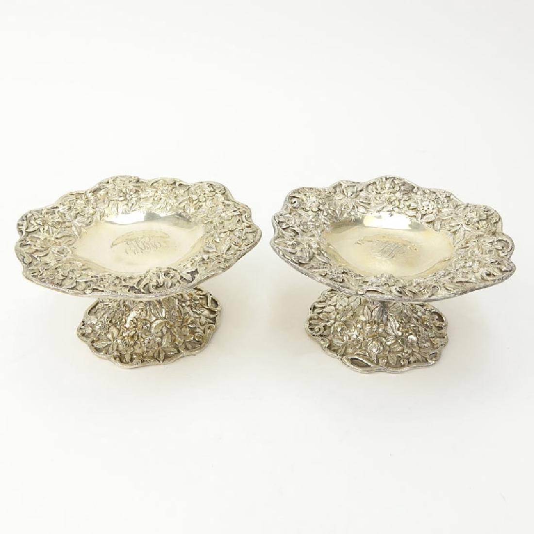 S. Kirk & Son Sterling Silver Repousse Compotes. (1 of 5)