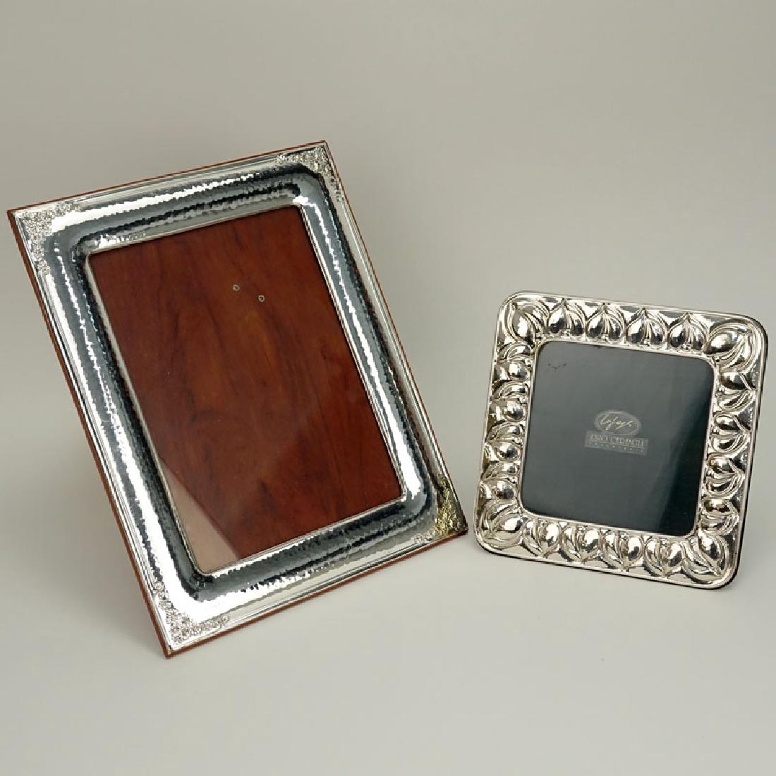 Two (2) Sterling Silver Picture Frames. Signed. Good (1 of 5)