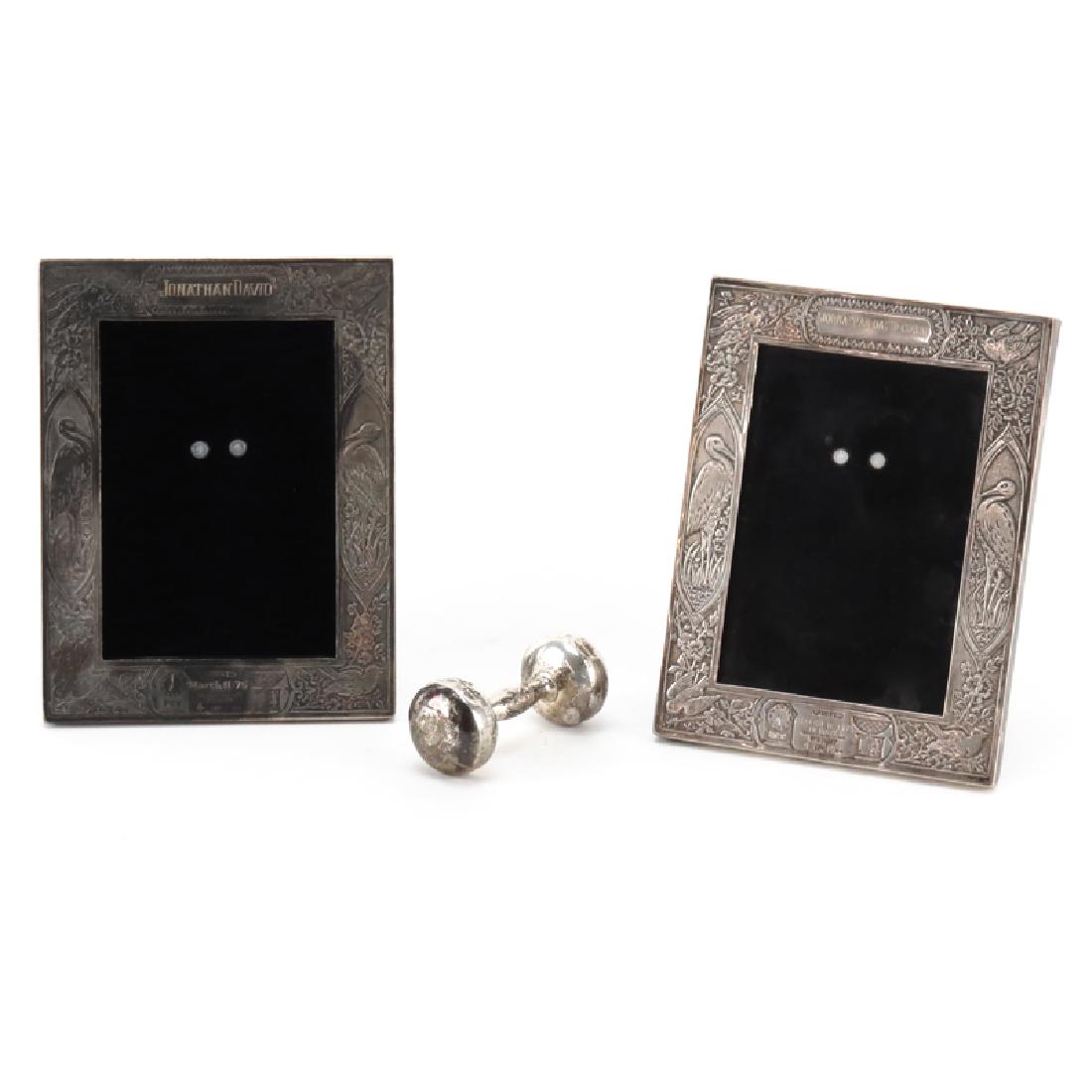 Grouping Three (3) Sterling Silver Items. Includes: two (1 of 5)