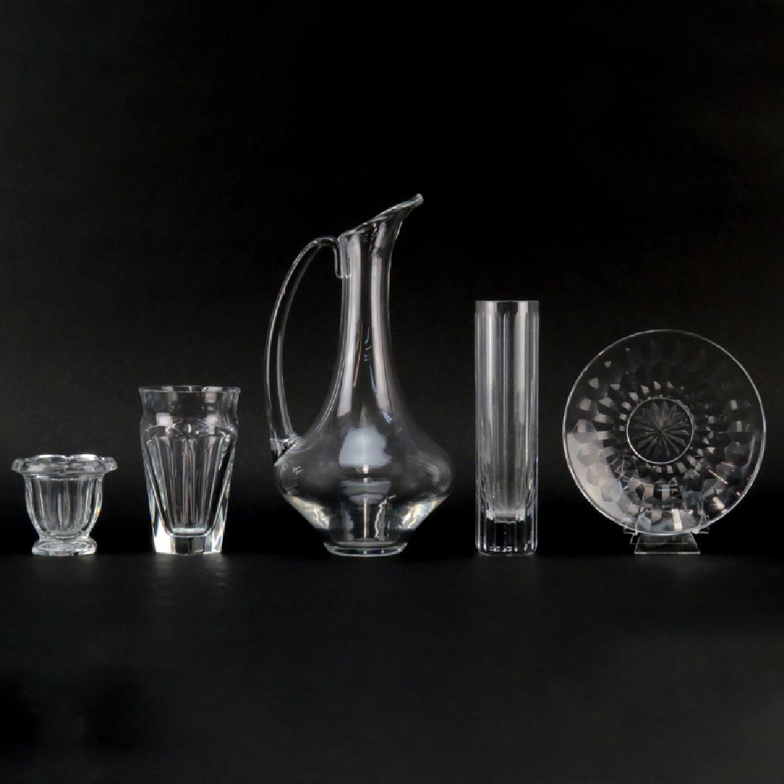 Grouping of Five (5) Baccarat Tabletop Items. Includes: (1 of 5)