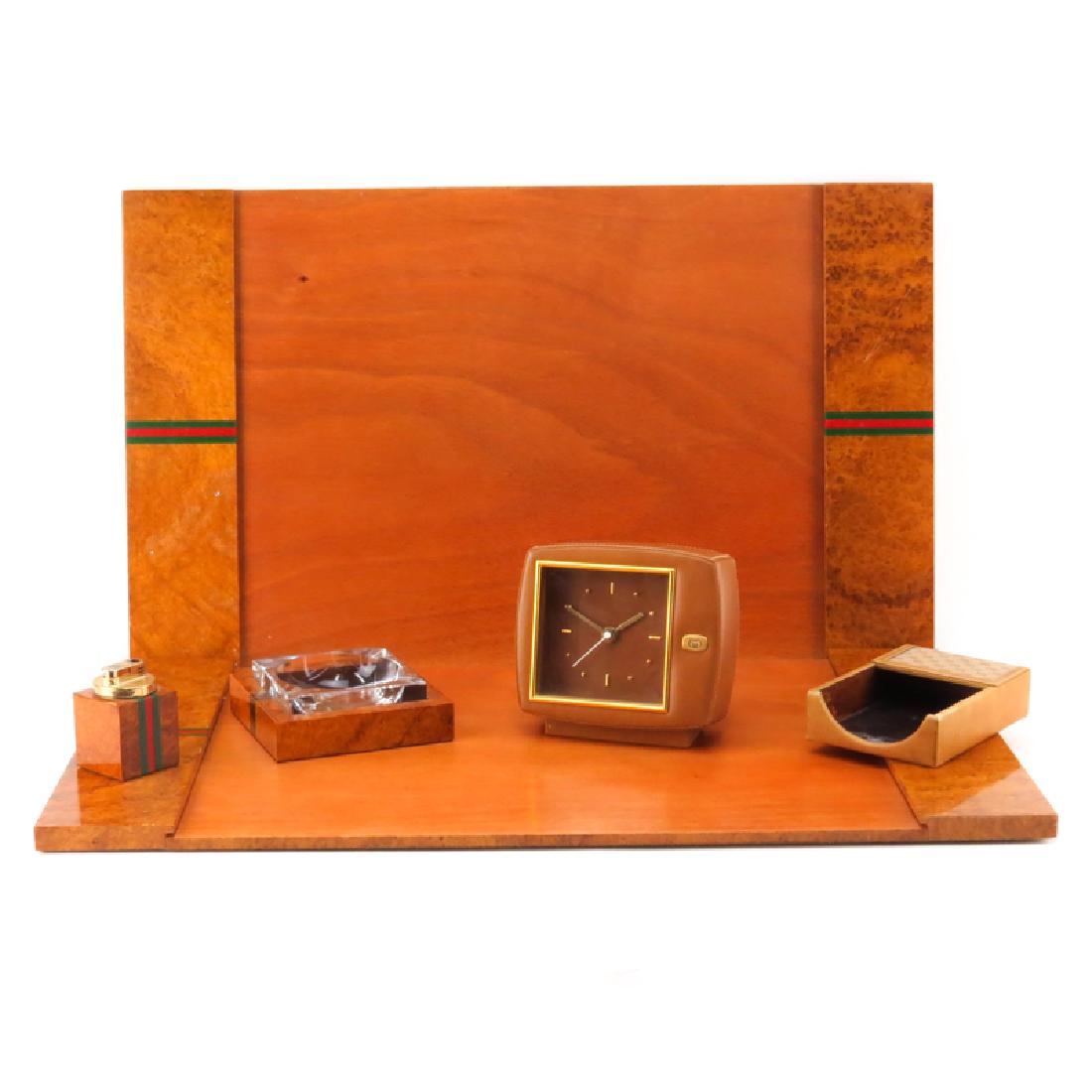 Six (6) Pieces Gucci Desk Accessories. Includes: (1 of 6)