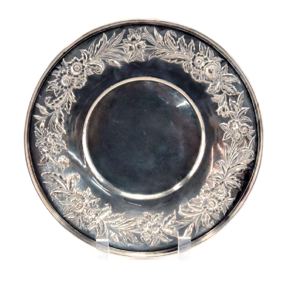 Vintage Kirk Sterling Silver Plate. Signed. Light (1 of 3)