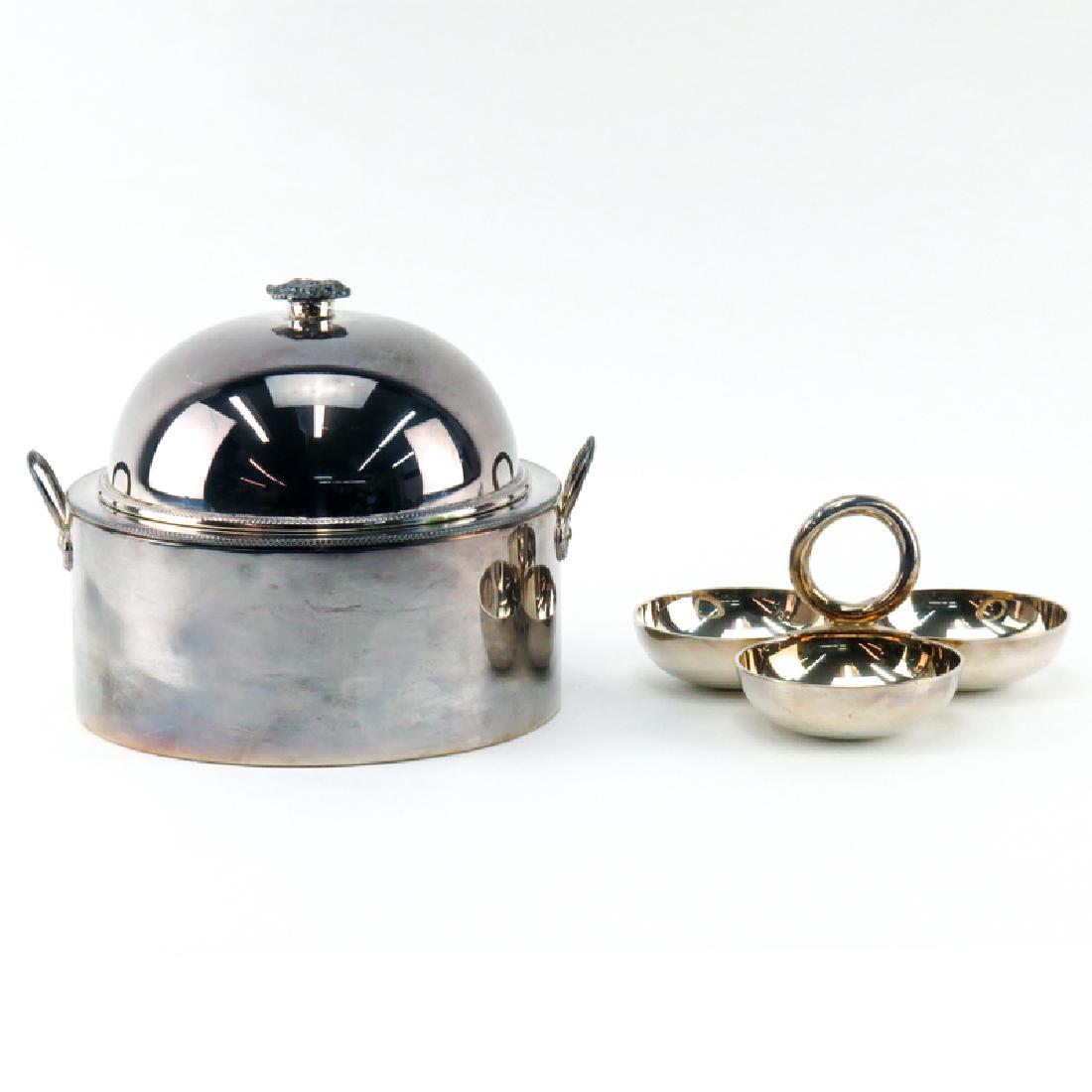 Two Elegant Silver Plate Serving Pieces. Includes a (1 of 4)