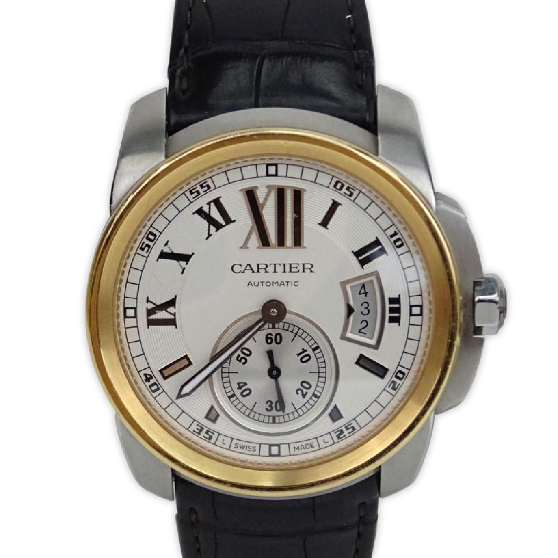 Man's Cartier Calibre 3299 Stainless Steel and 18 Karat (1 of 10)