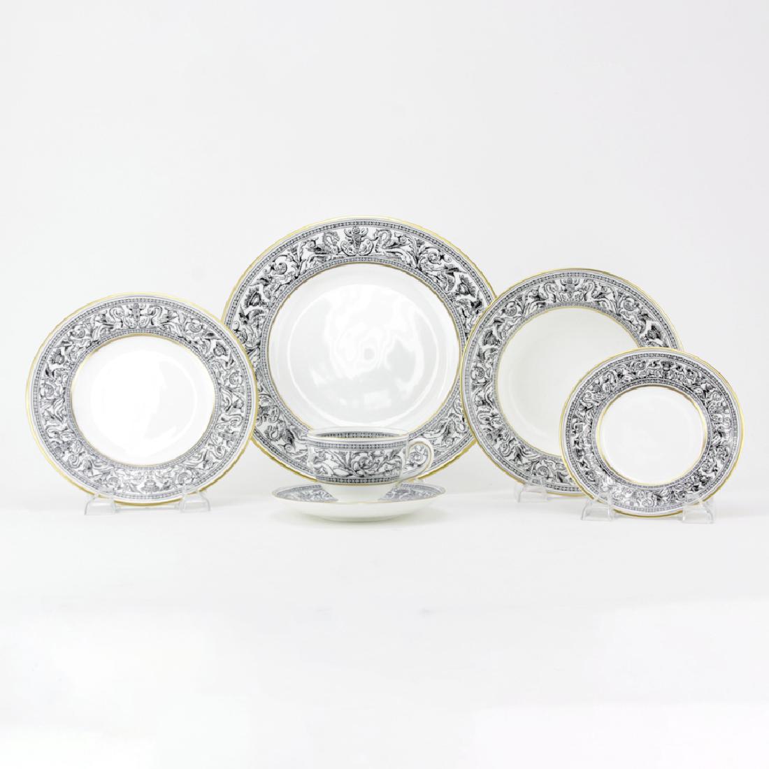 Forty-Eight (48) Piece Wedgwood "Florentine" Porcelain (1 of 3)