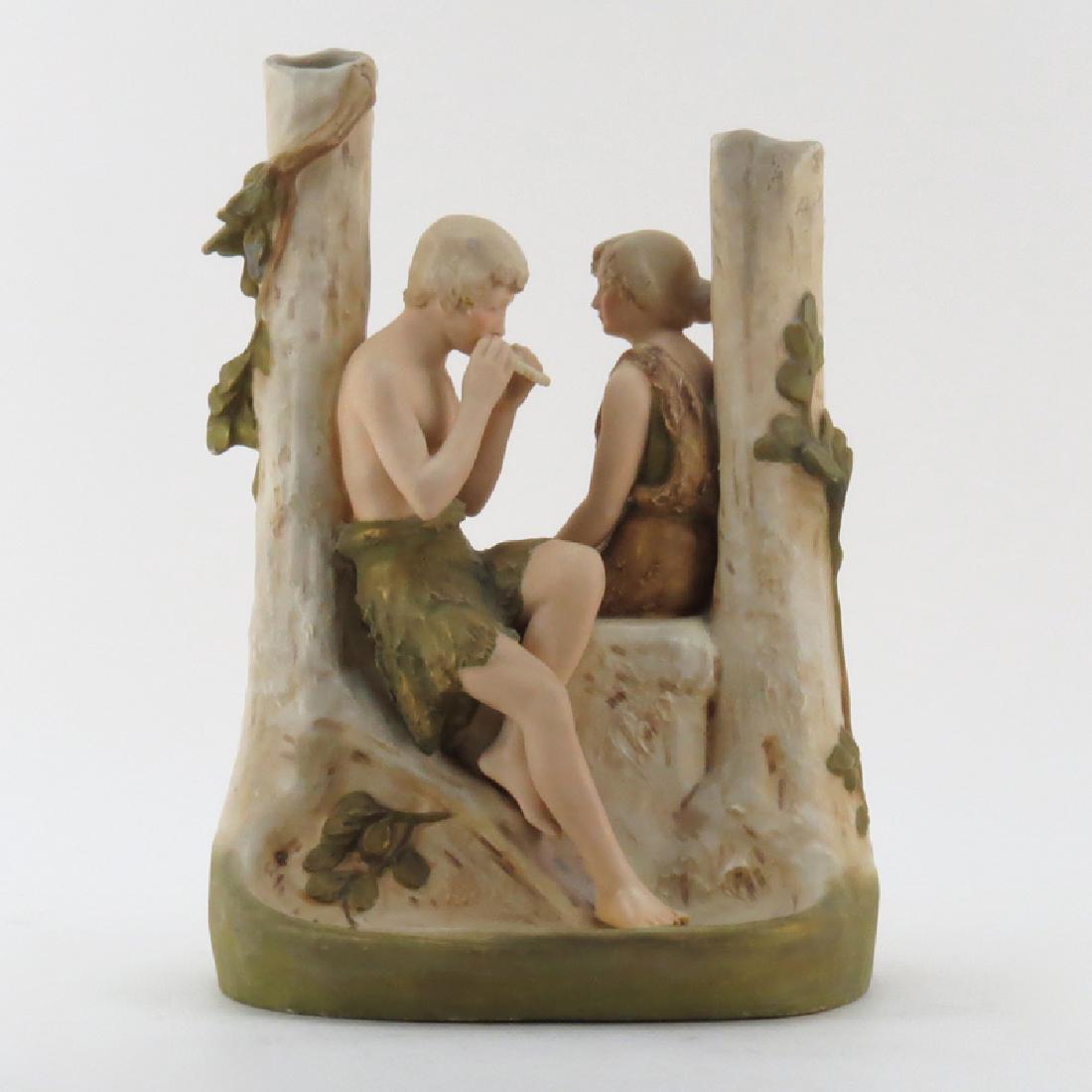 Early 20th Century Royal Dux Bohemia Art Nouveau Vase. (1 of 6)