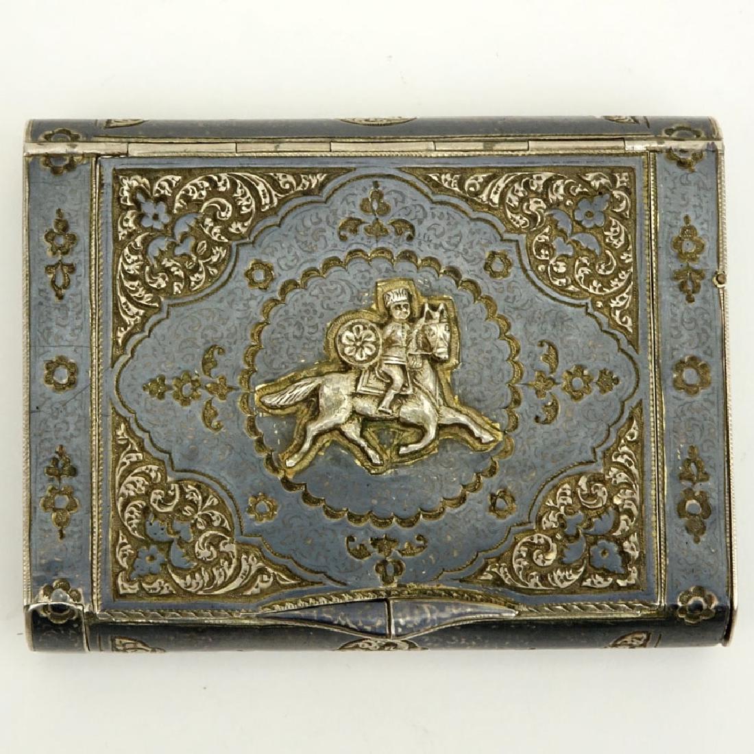 Early 20th Century Russian Steel Cigarette Case with (1 of 6)
