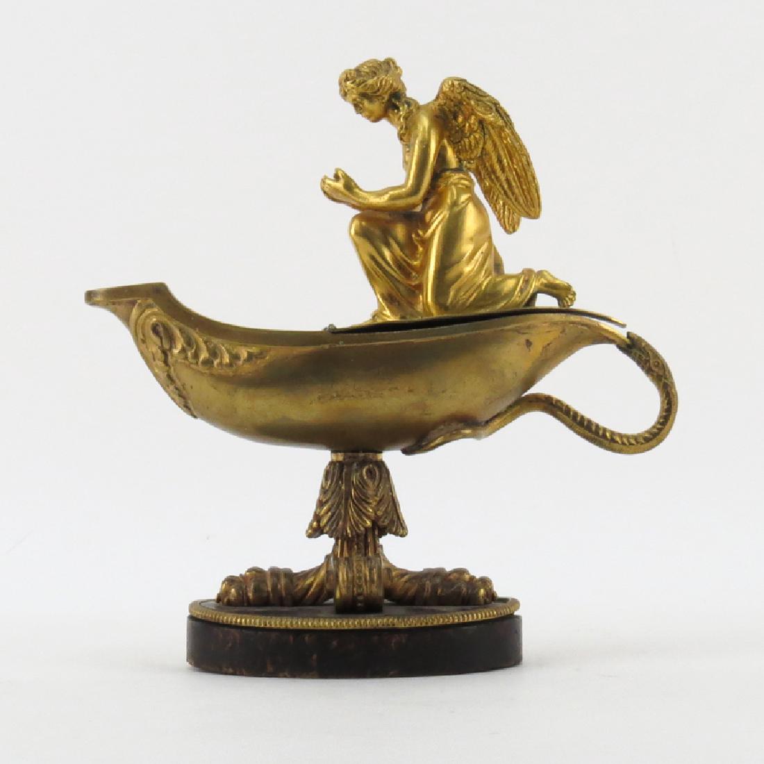 Late 19th or Early 20th French Empire Style Gilt Bronze (1 of 5)