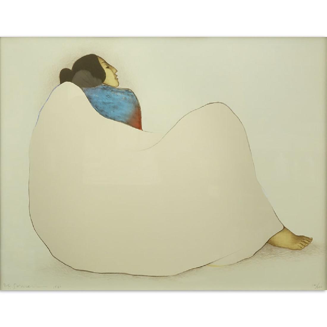 Rudolph Carl Gorman, Navajo (1931-2005)  "Woman From (1 of 6)