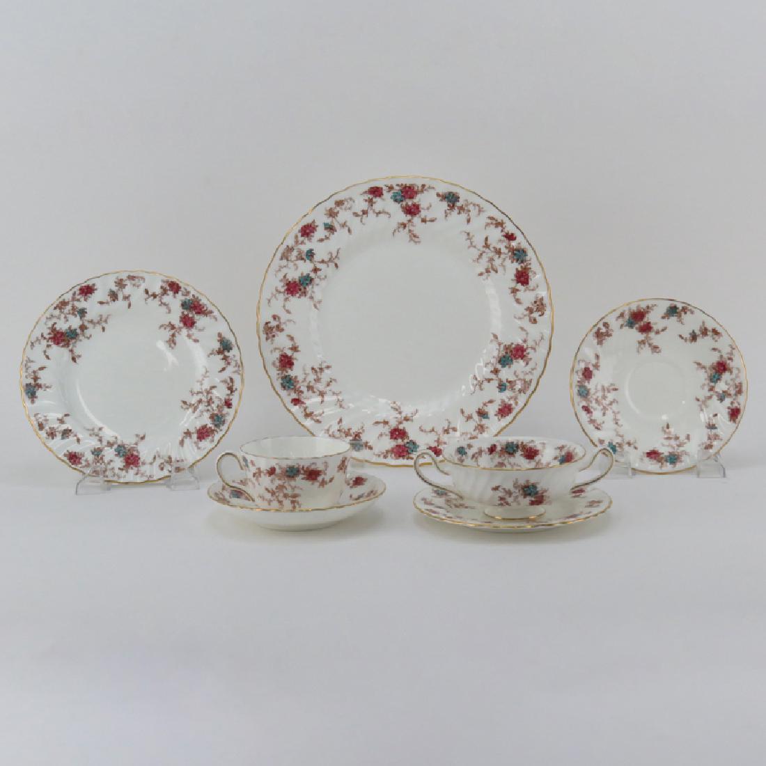 Fifty Six (56) Piece Minton "Ancestral" Dinnerware (1 of 5)