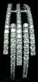 623: Contemporary 18K White Gold and Diamond "Art Deco