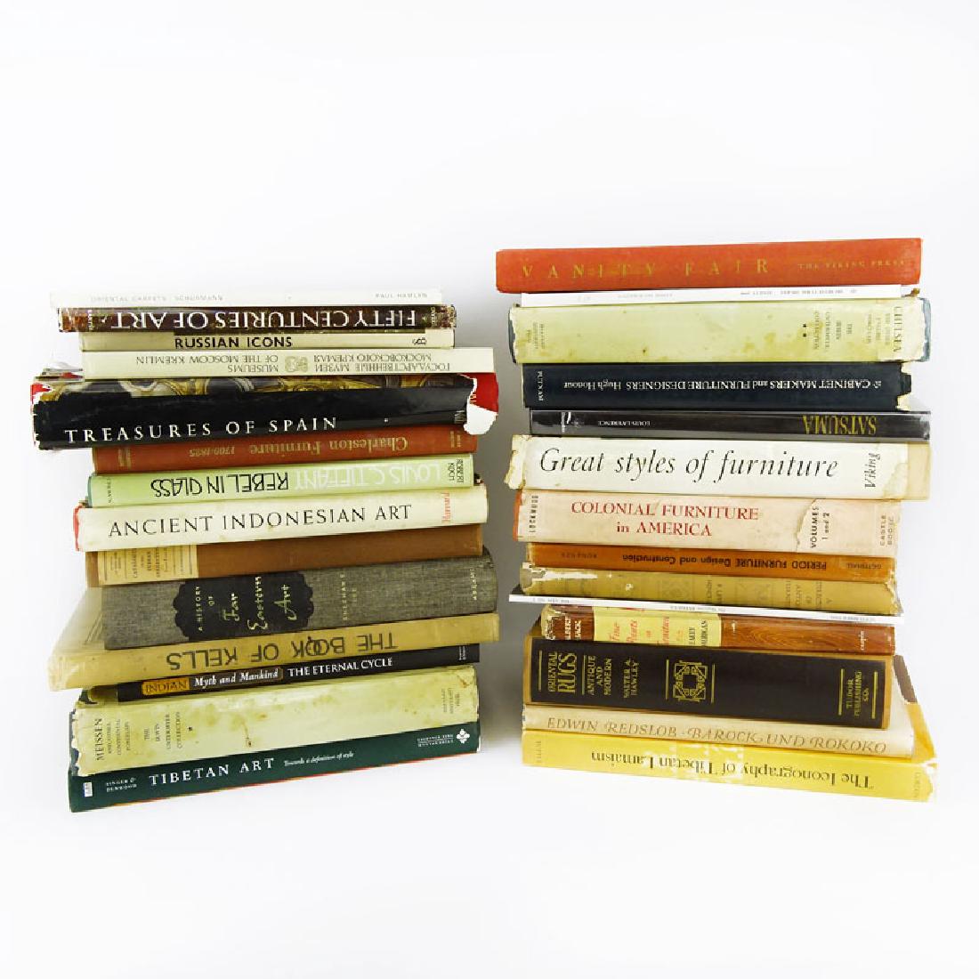 Three Box Lot Of Jewelry, Art and Reference Books. Good (1 of 3)