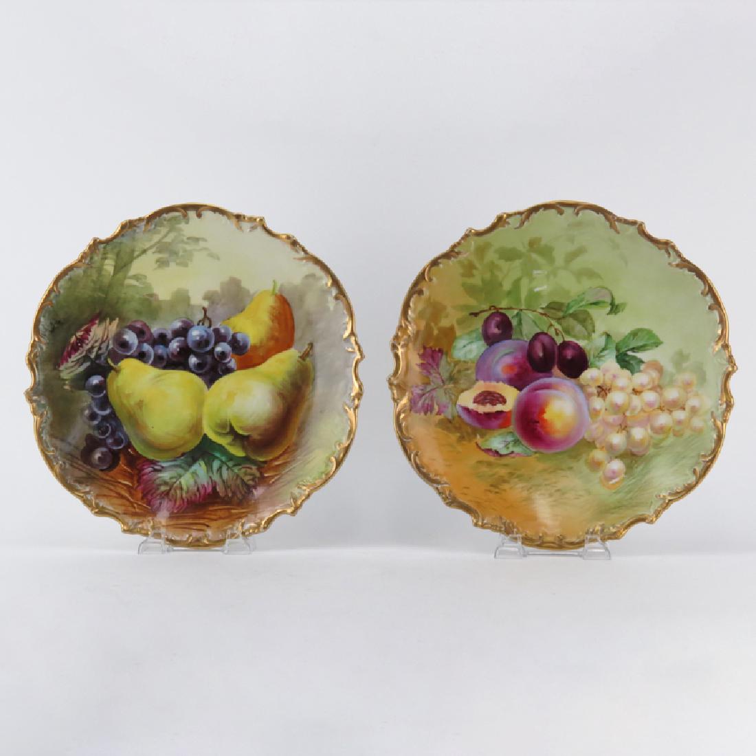 Two (2) Limoges France Gilt Hand Painted Porcelain (1 of 3)