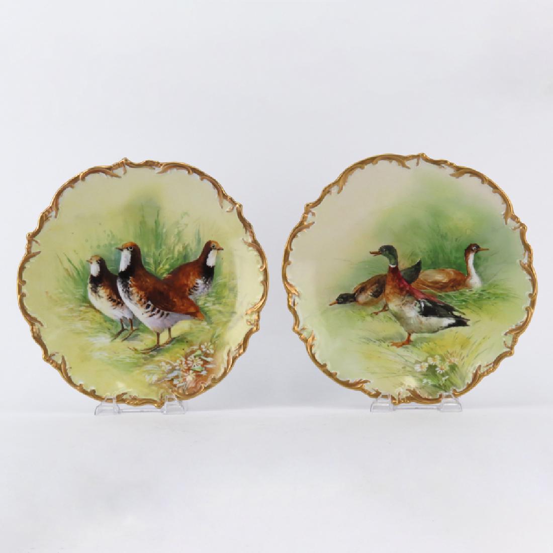 Two (2) Limoges France Gilt Hand Painted Porcelain (1 of 3)