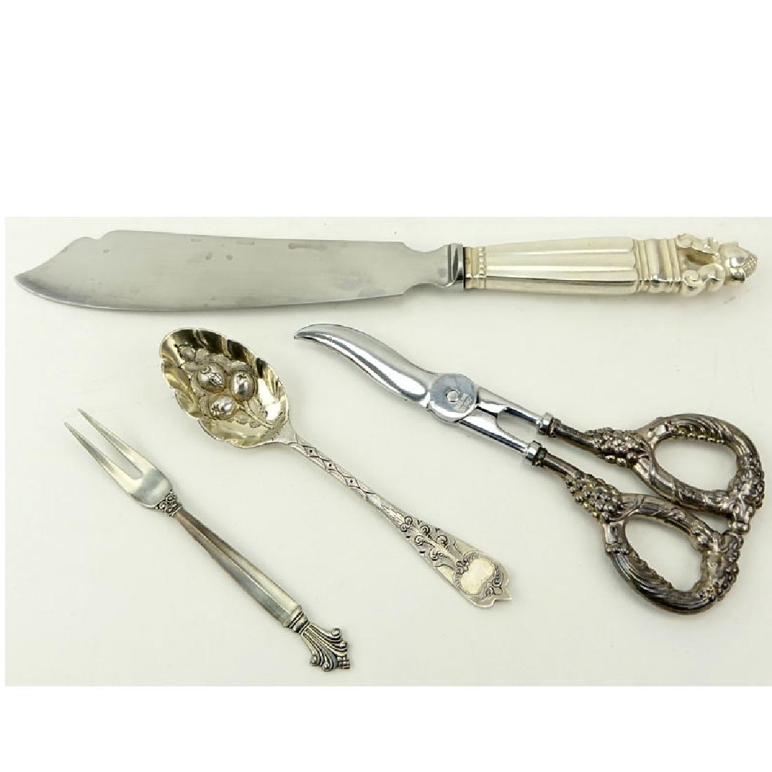 Grouping of Four (4) Sterling Silver Tableware. (1 of 6)