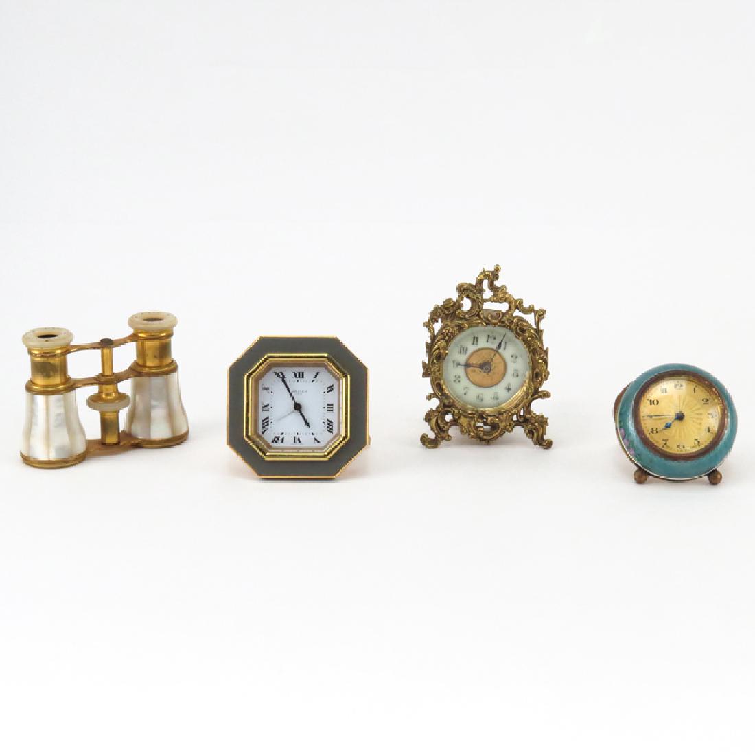 Collection of Three (3) Vintage Miniature Clocks (1 of 7)