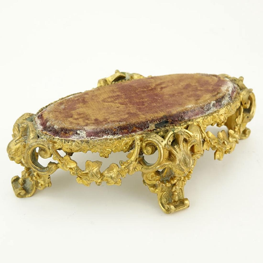 19th Century Rococo style Gilt Bronze Base. Unsigned. (1 of 4)