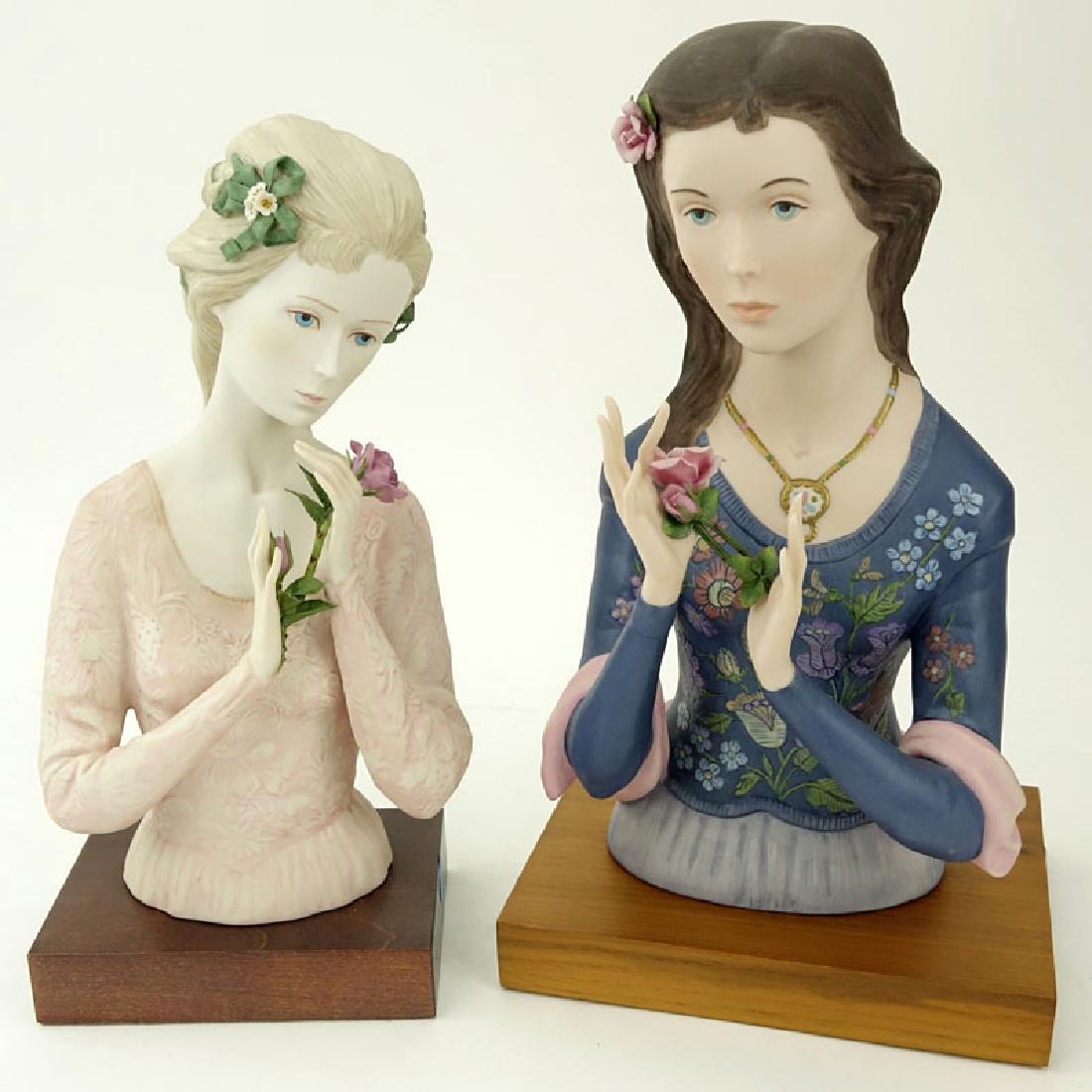 Grouping of Two (2) Polychrome Porcelain Figurines. (1 of 8)