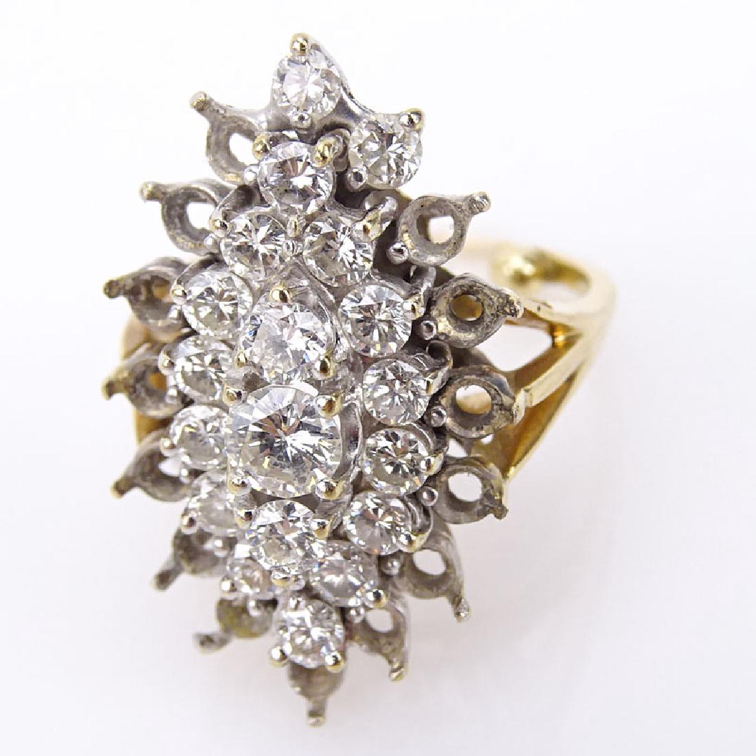 Vintage Round Brilliant Cut Diamond and 14 Karat Yellow (1 of 2)